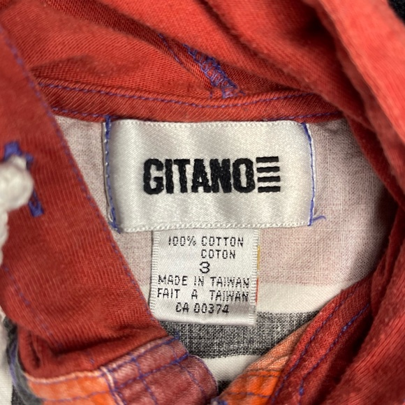 Vintage Gitano Hooded Button Up Shirt 3T - Picture 4 of 4